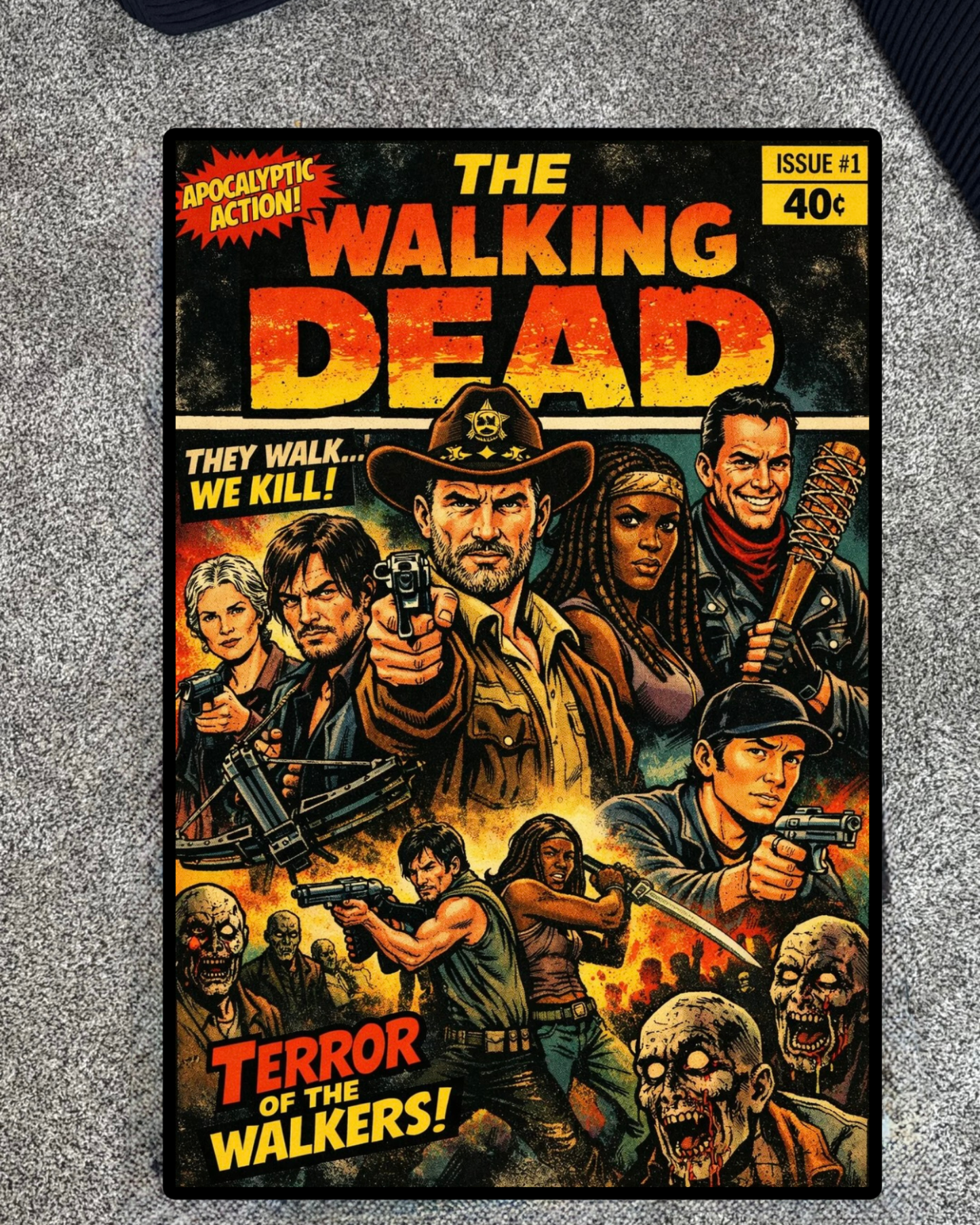 The Walking Dead - Apocalyptic Action Rug