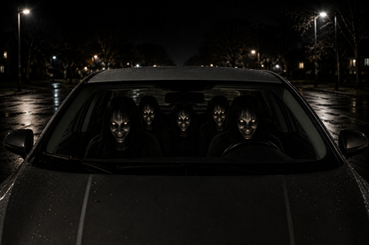 2 Piece Set - The Watcher Head Car Seat Cover