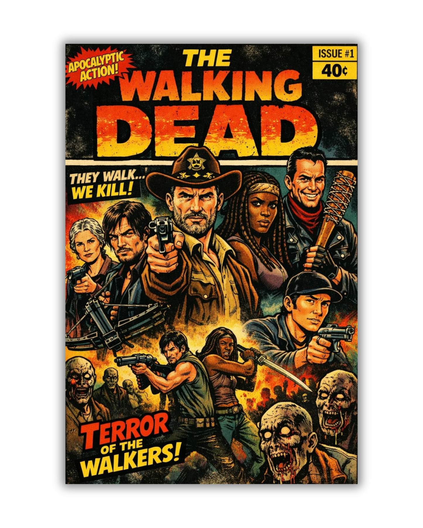 The Walking Dead - Apocalyptic Action Rug